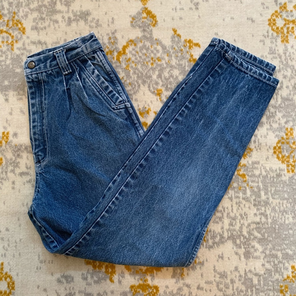 Vintage American DRK high waist pleated mom jeans